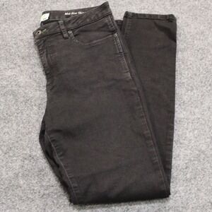 Orvis Mid-Rise Skinny Jeans Black‎ Size 10 Denim Casual Pants
